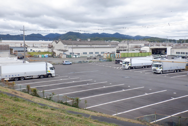 清水運送様の駐車場舗装